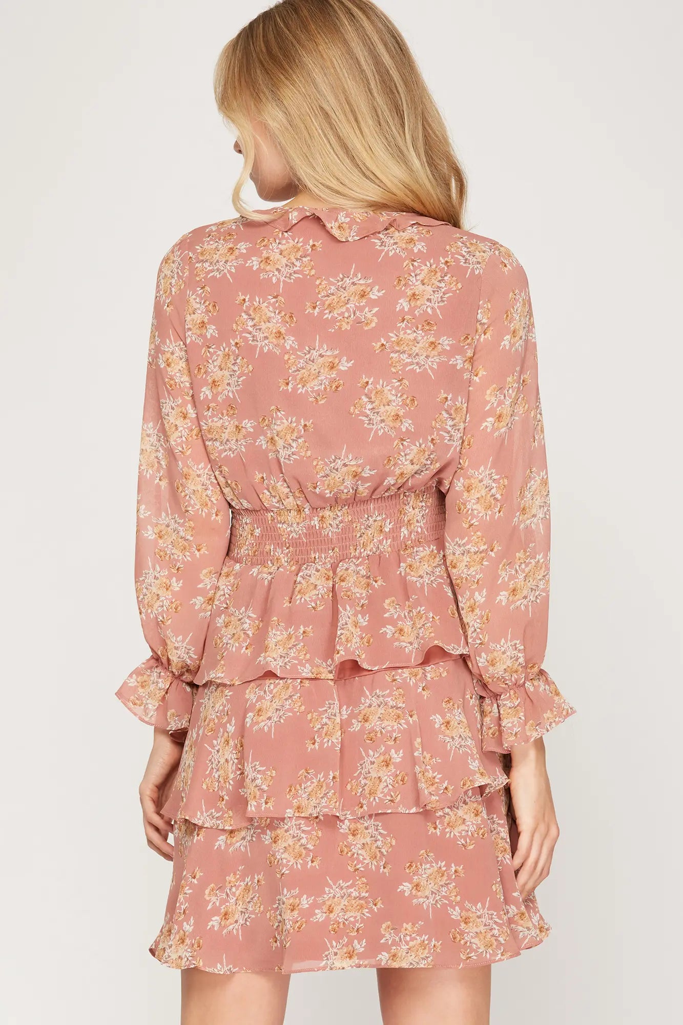 rosy rose dress