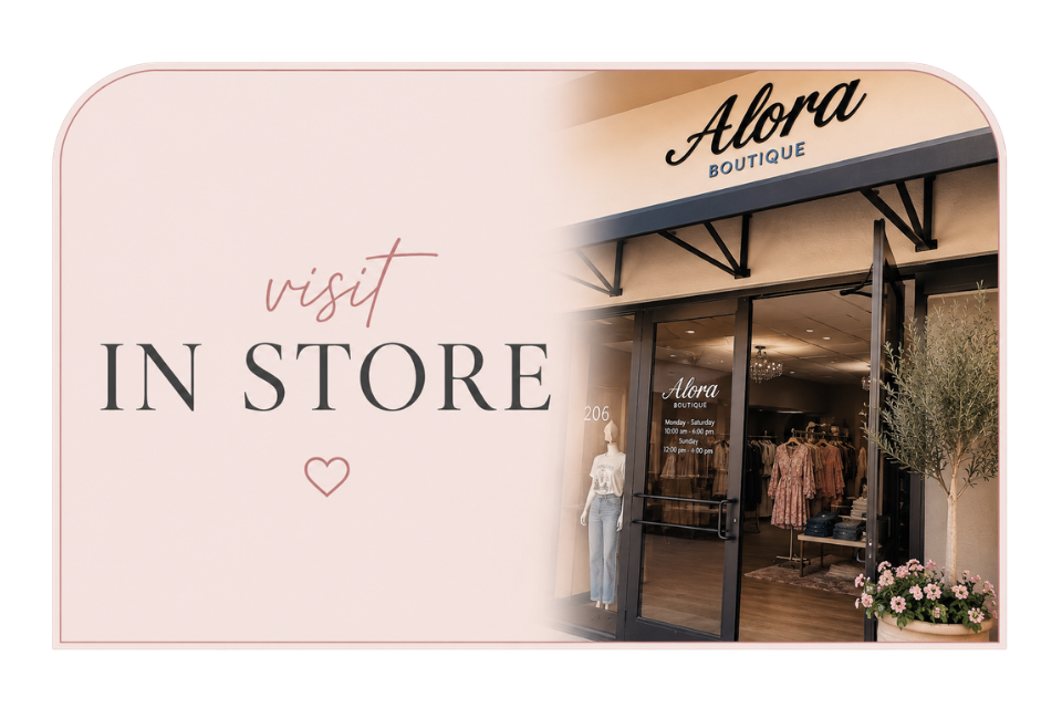 Visit Alora Boutique storefront in Lafayette Louisiana