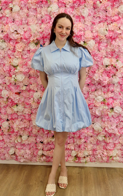 bubble sleeve dress