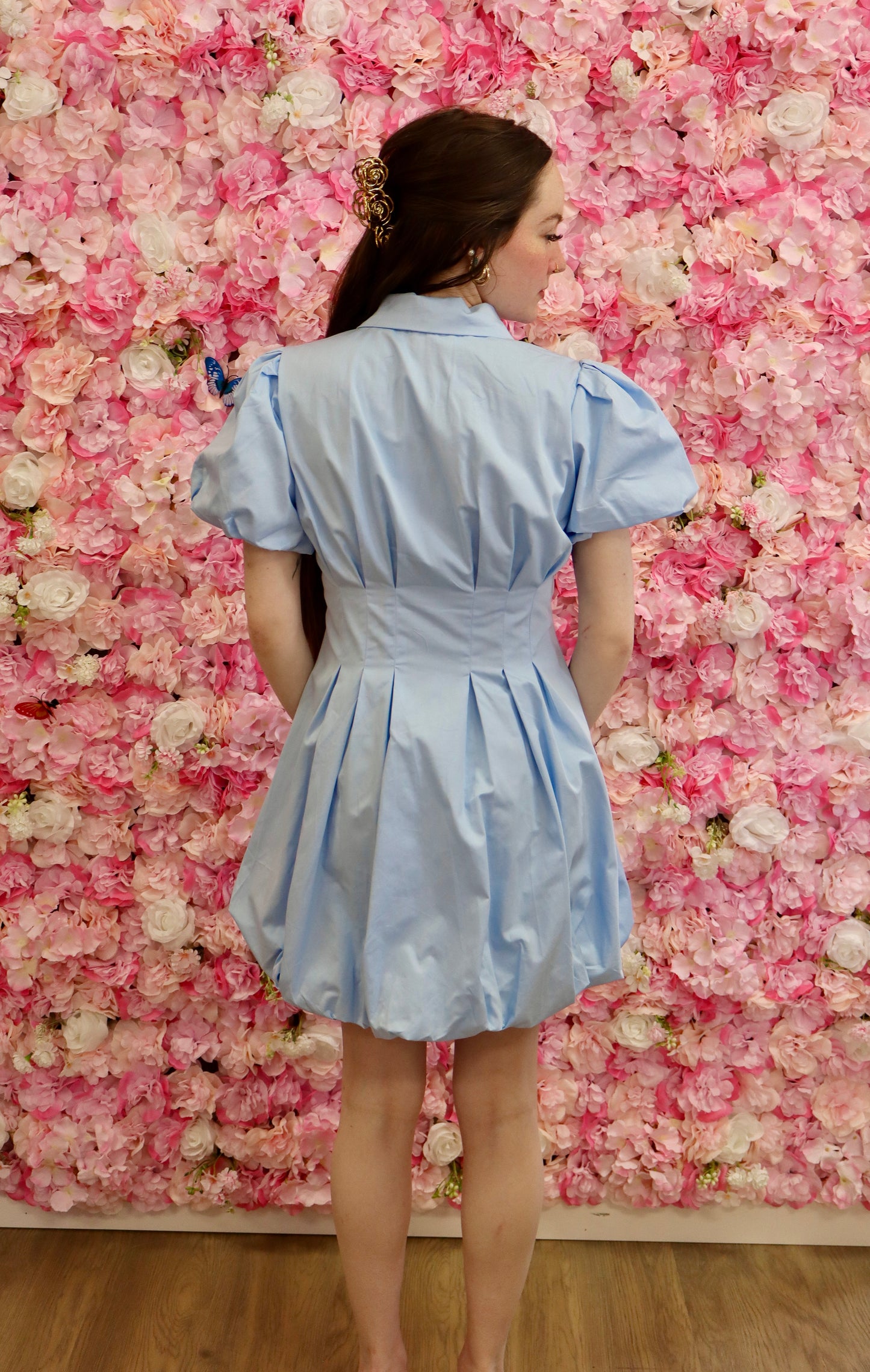 bubble sleeve dress