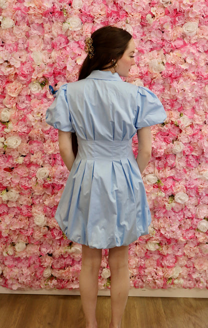 bubble sleeve dress