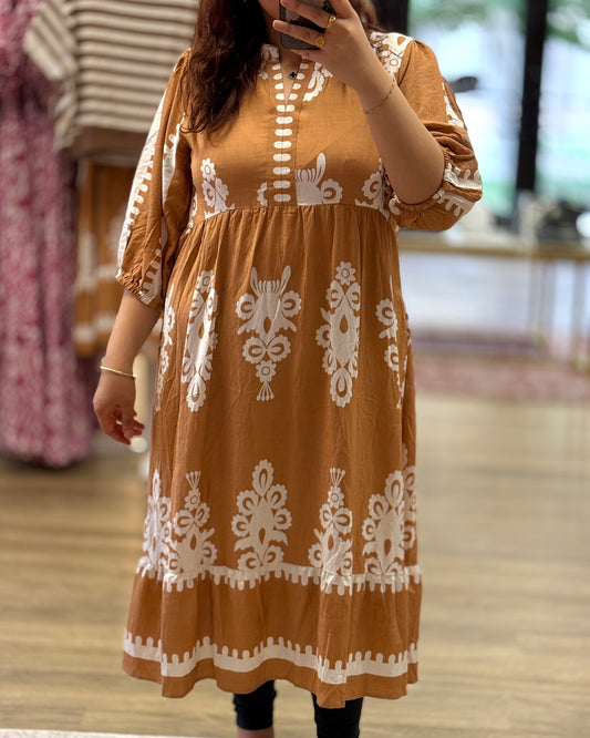 mocha dress