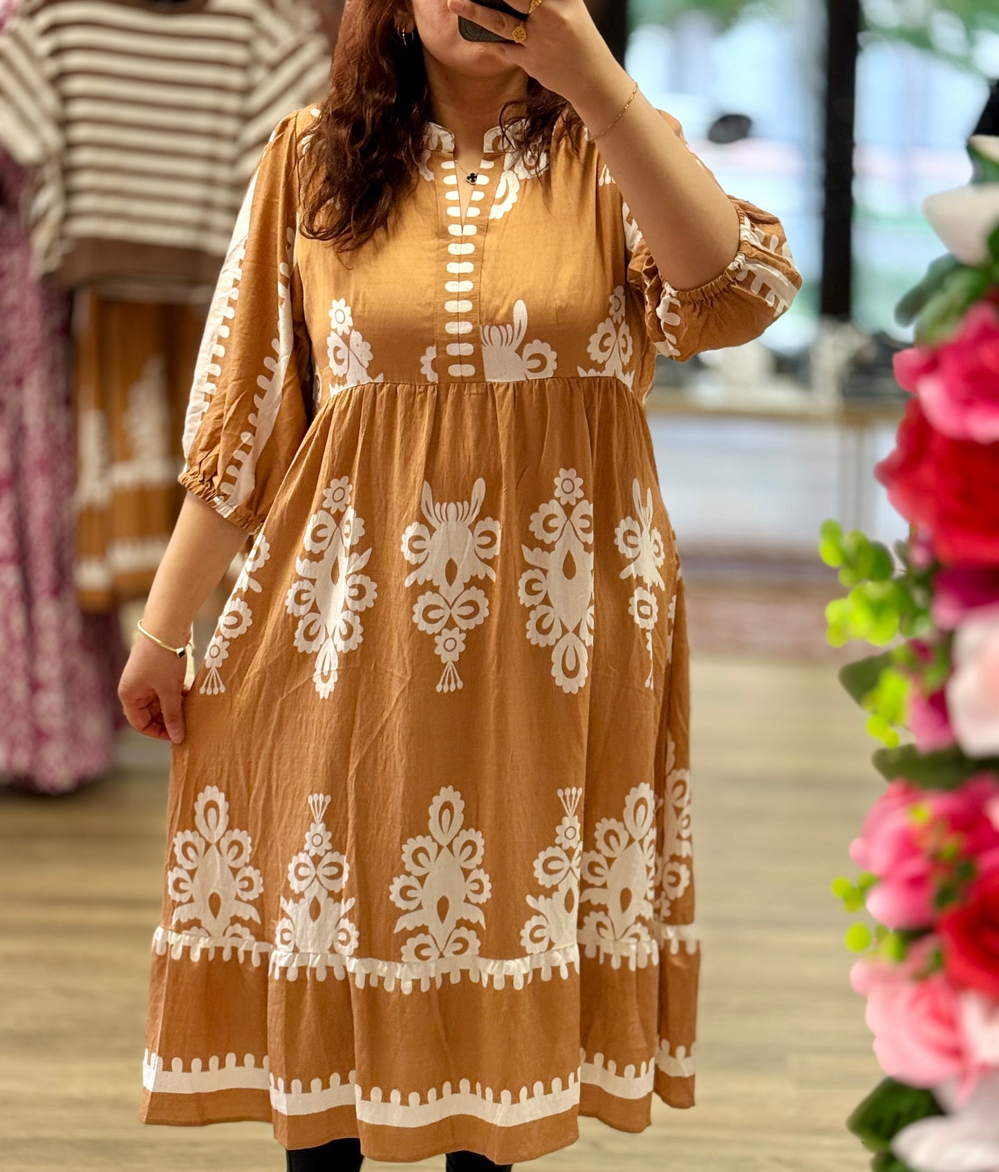 mocha dress