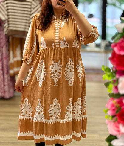 mocha dress
